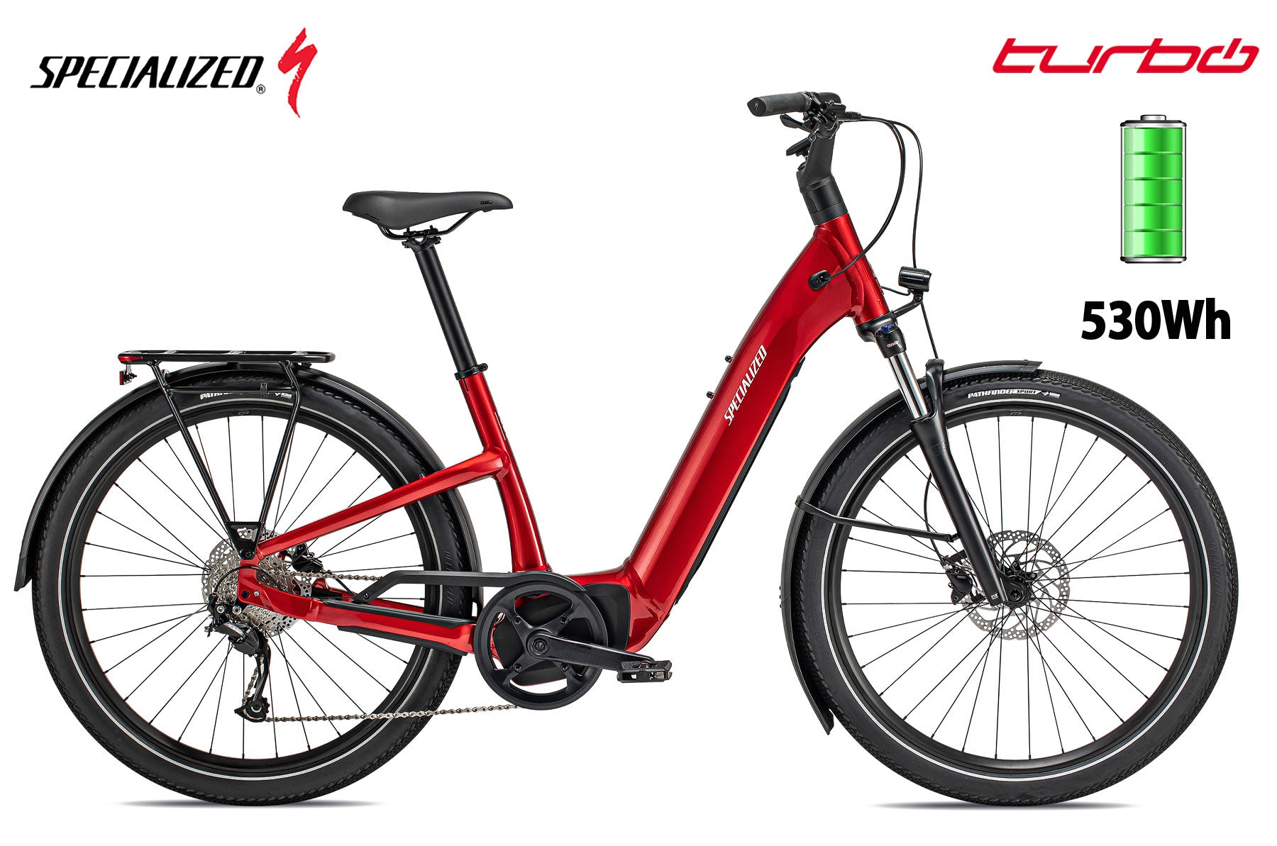 Specialized Turbo Como 3.0 Red Tint / Silver Reflective - Premium Bikeshop