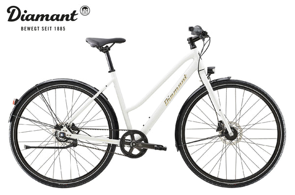 DIAMANT 247 trapez white 2023 - Premium Bikeshop