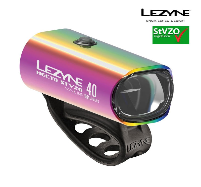 LEZYNE - Hecto StVZO 40 LED Frontlicht oilslick - Premium Bikeshop