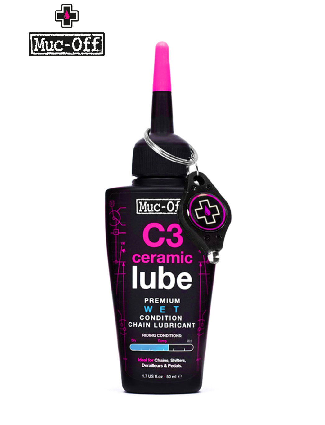 Muc Off C3 Wet Ceramic Lube 50ml - Premium Bikeshop