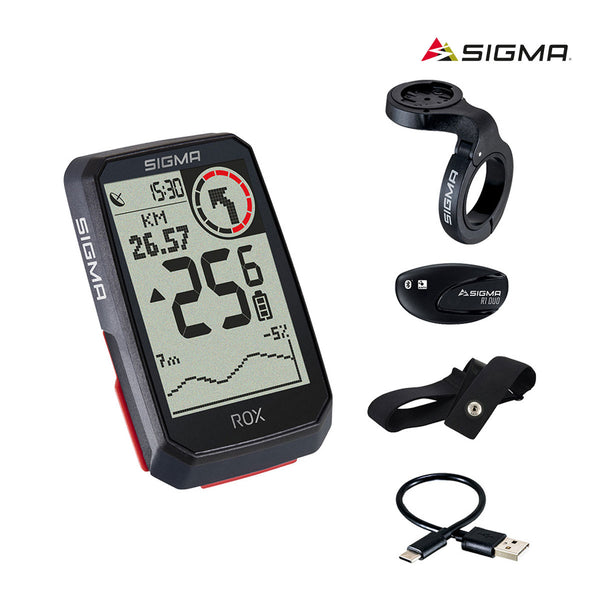 SIGMA ROX 4.0 GPS black HR Set - Premium Bikeshop