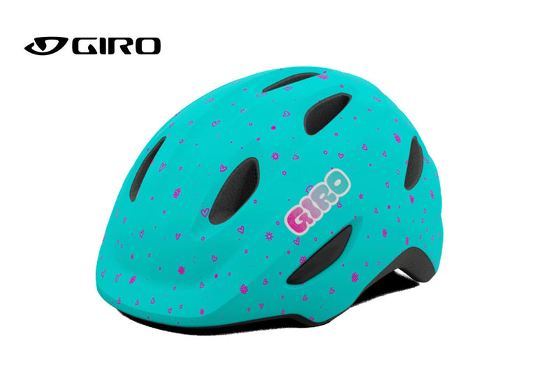 GIRO SCAMP Kinderhelm matte screaming teal - Premium Bikeshop