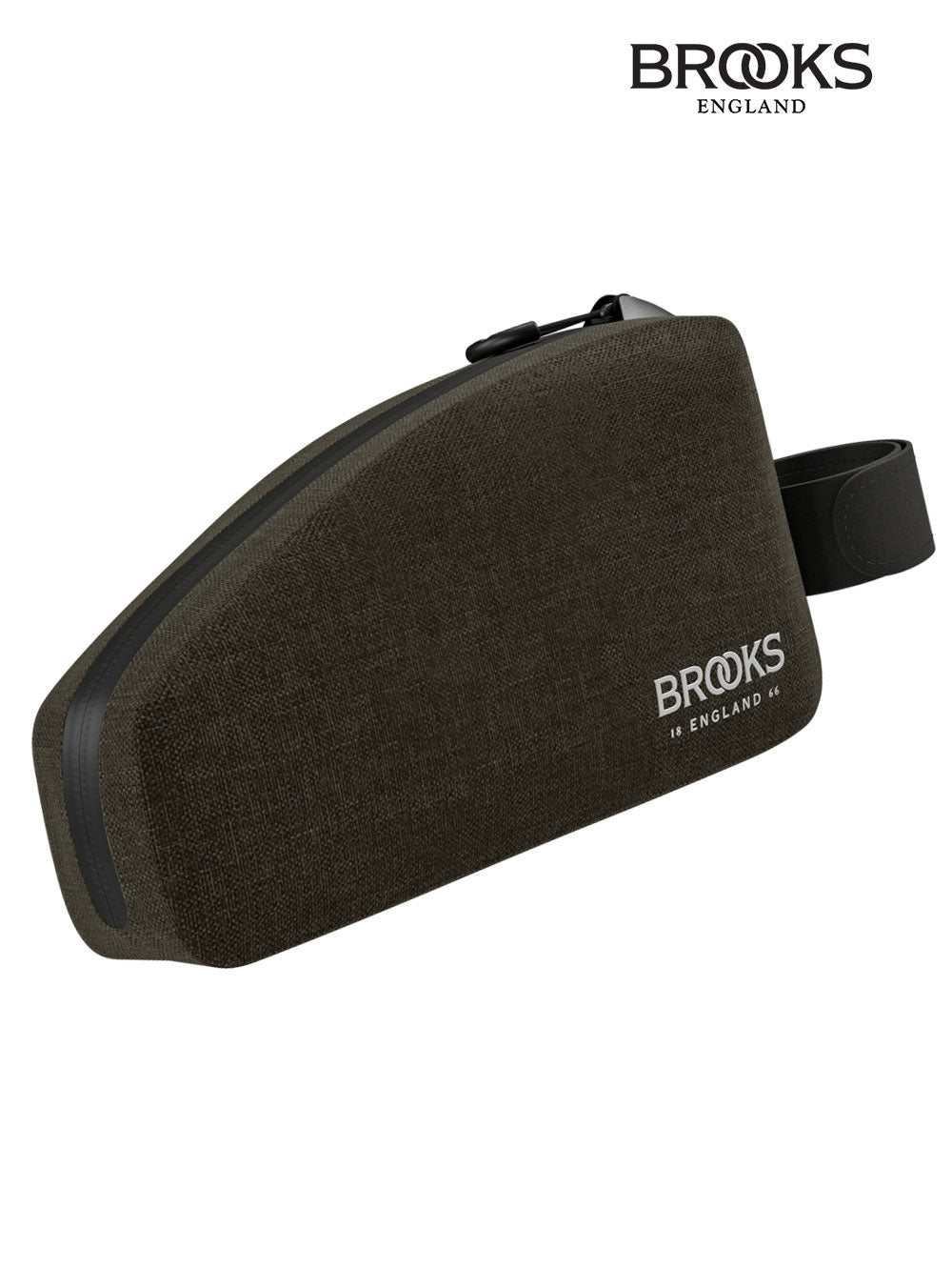 BROOKS Scape Top Tube Bag mud green - Premium Bikeshop