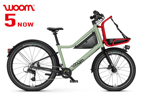 WOOM NOW 5 moss green / formular red - Premium Bikeshop