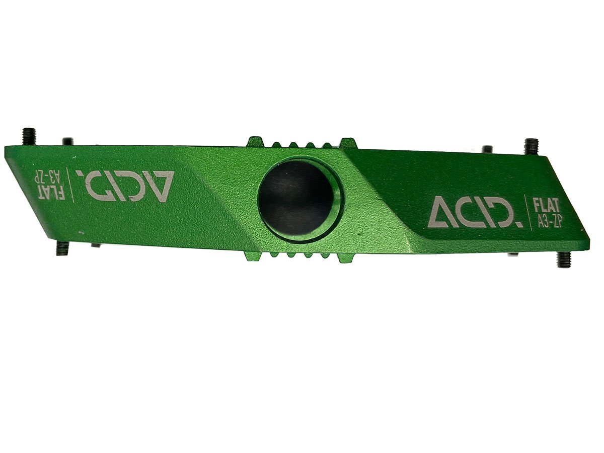 ACID Pedale FLAT A3-ZP green - Premium Bikeshop