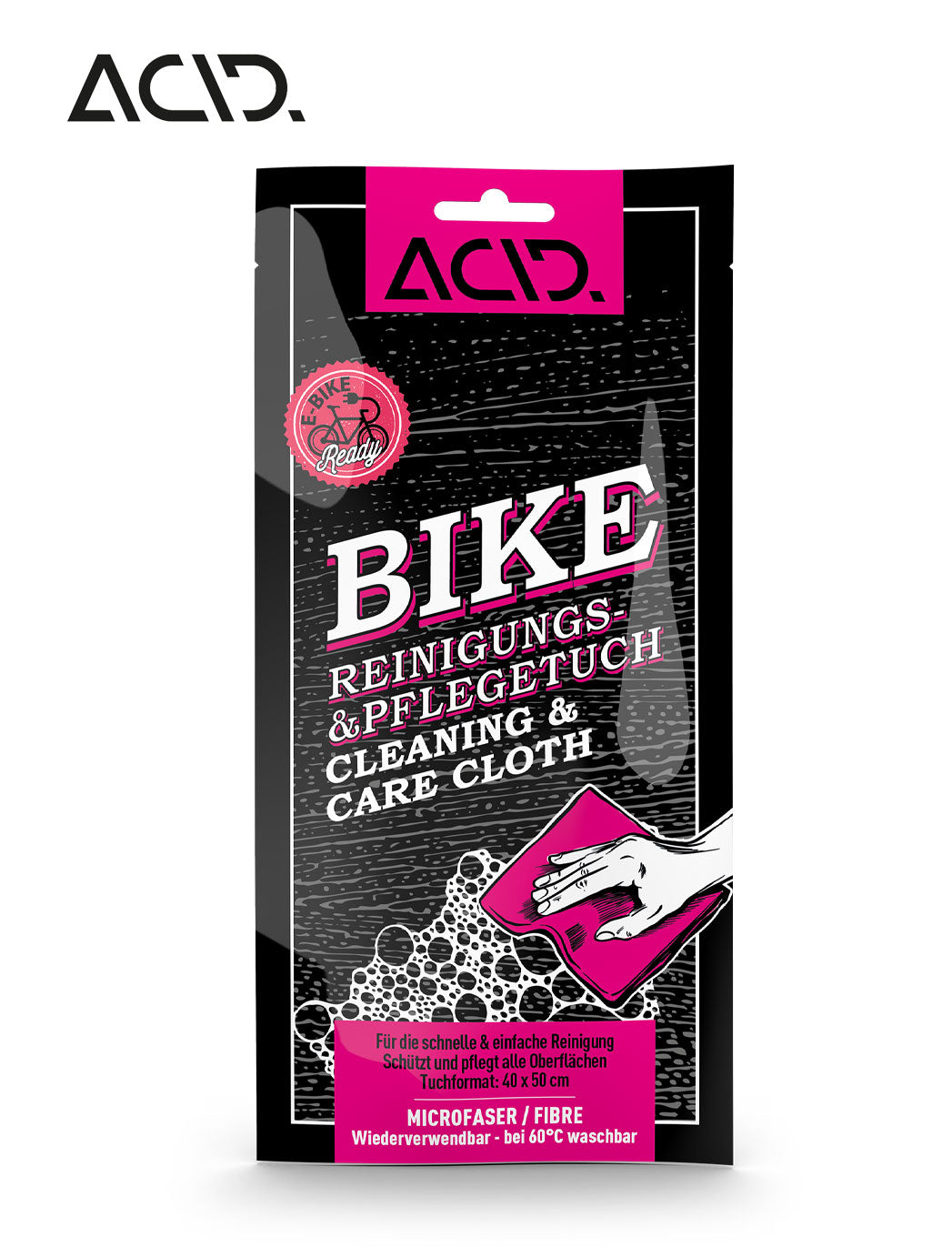 ACID Bike Reinigungs- & Pflegetuch 40x50 cm - Premium Bikeshop