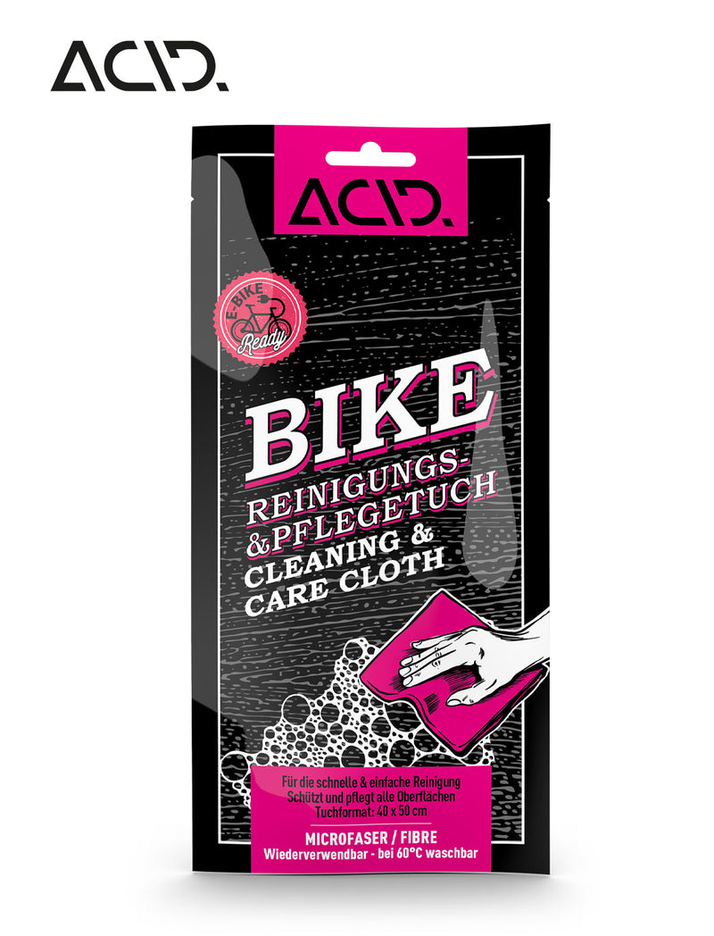 ACID Bike Reinigungs- & Pflegetuch 40x50 cm - Premium Bikeshop