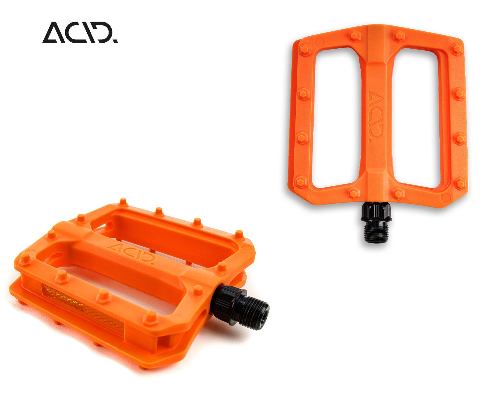 ACID Pedale FLAT C3-ZP orange - Premium Bikeshop