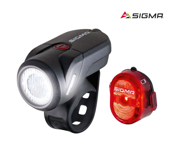 SIGMA AURA 35 USB LED Frontleuchte | NUGGET II Rücklicht Beleuchtungsset - Premium Bikeshop