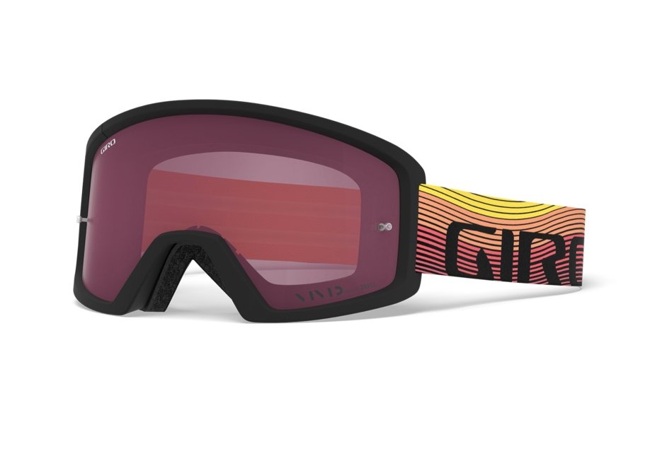 GIRO MTB Google BLOK orange-black heatwave - Premium Bikeshop