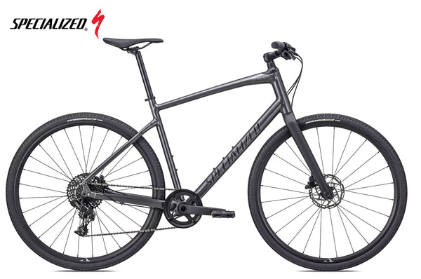 Specialized Sirrus X 4.0 Gloss smoke | cool grey | satin black reflective - Premium Bikeshop