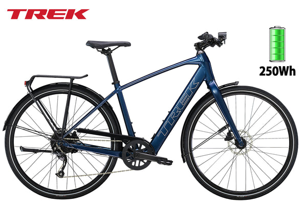 TREK FX+ 2 Satin Mulsanne Blue - Premium Bikeshop