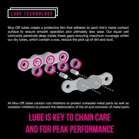 Muc-Off Kettenschmiermittel C3 Wet Lube, 120ml - Premium Bikeshop