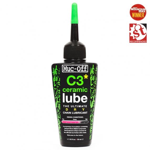 Muc-Off Kettenschmiermittel C3 Dry Lube, 50ml - Premium Bikeshop