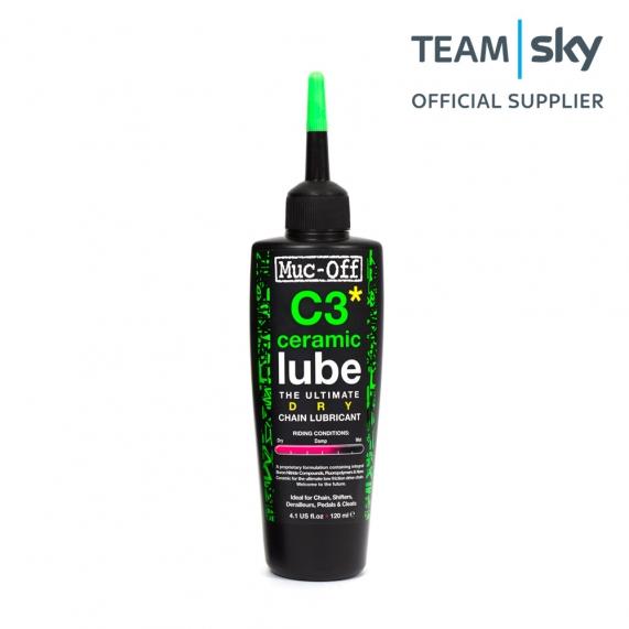 Muc-Off Kettenschmiermittel C3 Dry Lube, 120ml - Premium Bikeshop