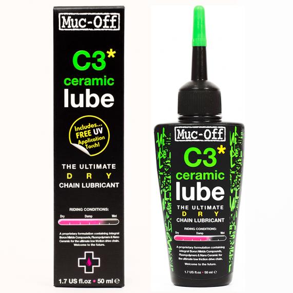 Muc-Off Kettenschmiermittel C3 Dry Lube, 50ml - Premium Bikeshop