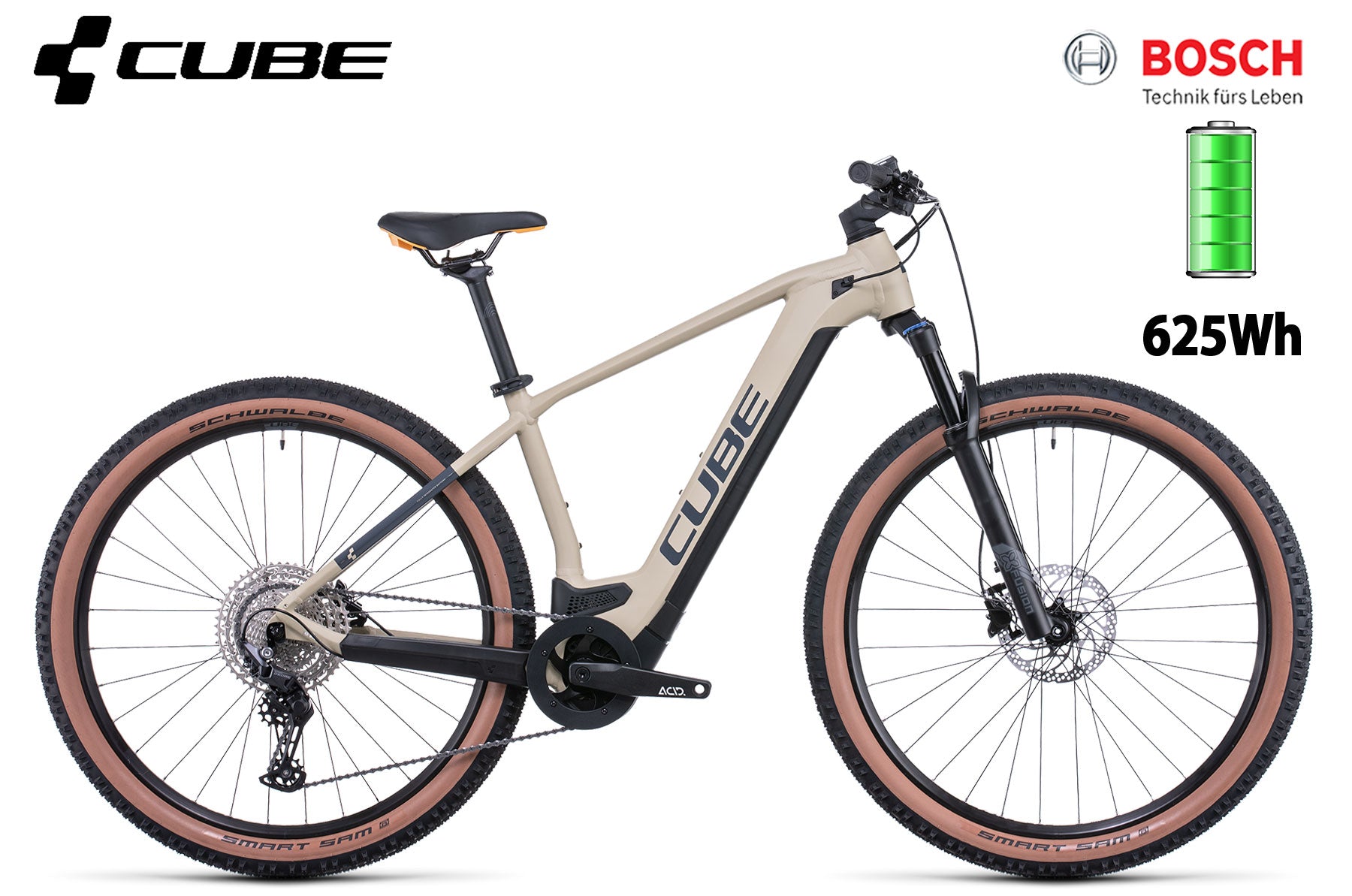 Cube Reaction Hybrid Pro 625 desert´n´orange - Premium Bikeshop