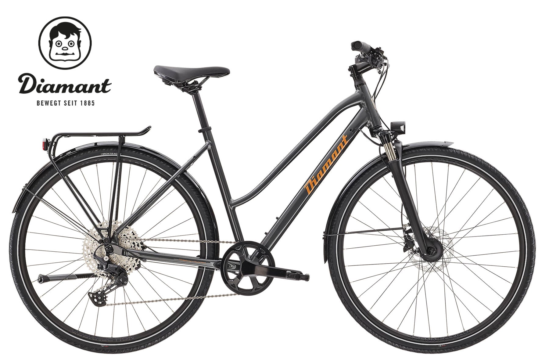 DIAMANT Elan Super Deluxe 2023 Dravitgrau Metallic - Premium Bikeshop