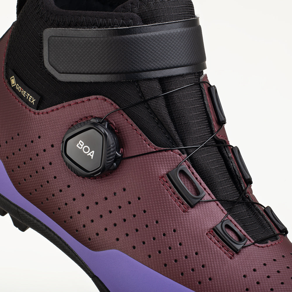 FIZIK MTB-Winterschuh Terra Artica GTX Lila / Aubergine - Premium Bikeshop