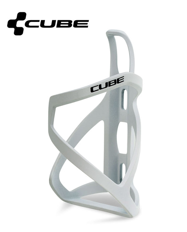 CUBE Flaschenhalter HPP Left-Hand Sidecage matt white´n´glossy black - Premium Bikeshop