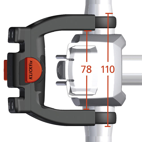 RIXEN & KAUL Lenkeradapter Klickfix E Lenkeradapter mit Schloss
