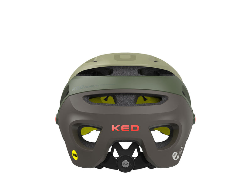 KED PECTOR ME-1Helm olive lilac - Premium Bikeshop