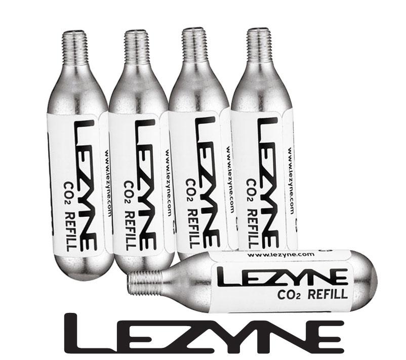 LEZYNE Ersatzkartusche mit Gewinde 16 Gramm CO2 5er Pack - Premium Bikeshop