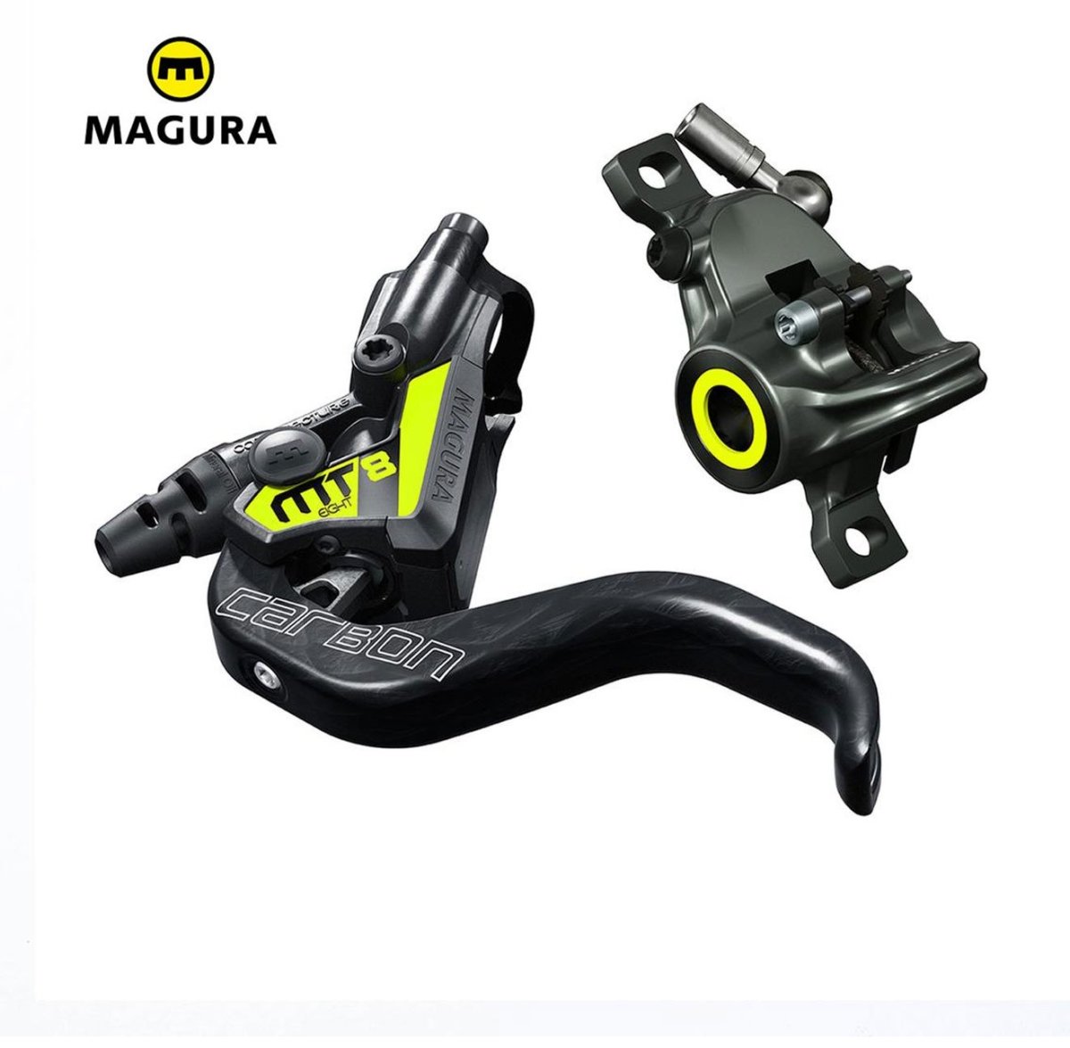 MAGURA MT8 SL, 1-Finger HC Carbon-Hebel - Premium Bikeshop