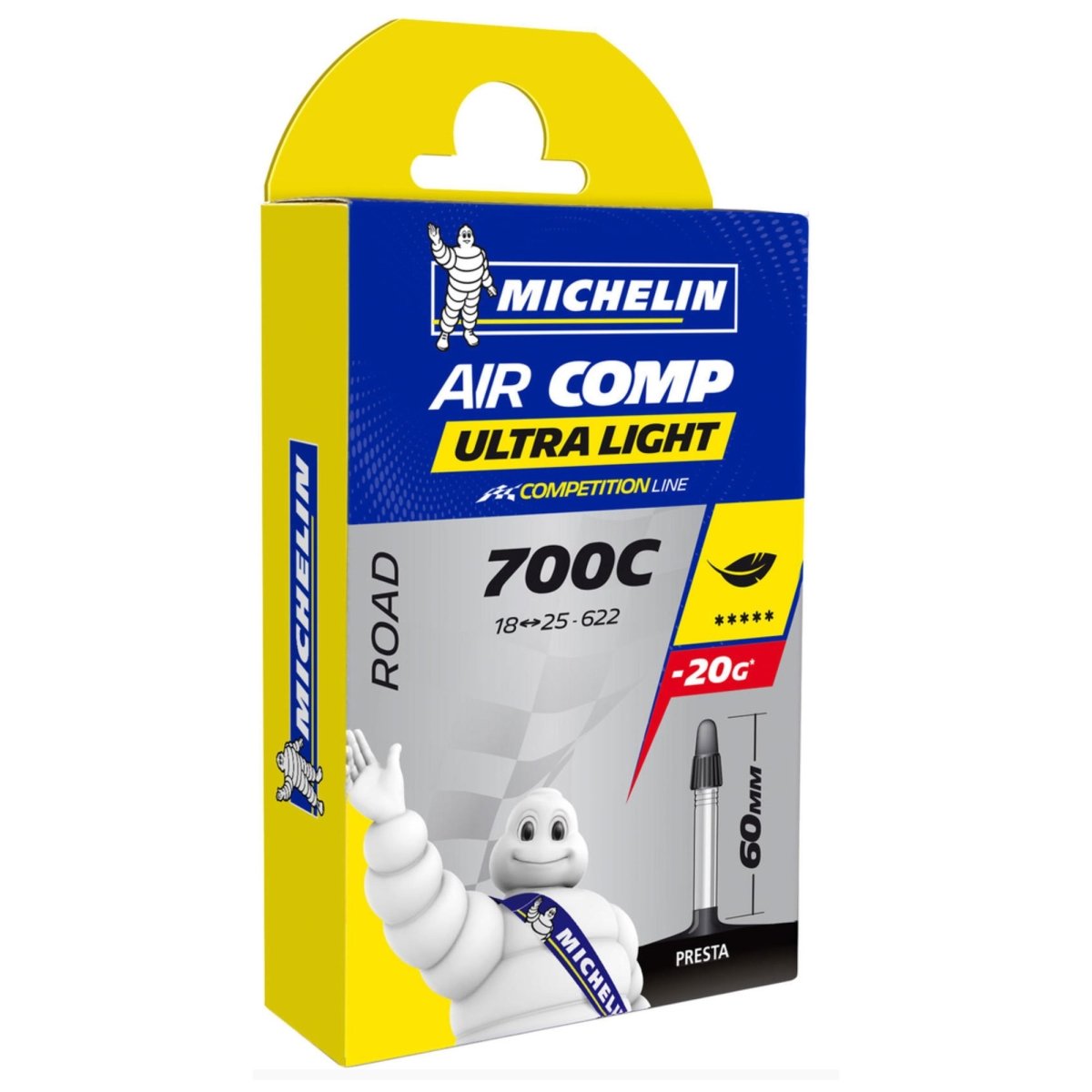 MICHELIN Schlauch "A1 Aircomp Ultralight" 60 mm - Premium Bikeshop