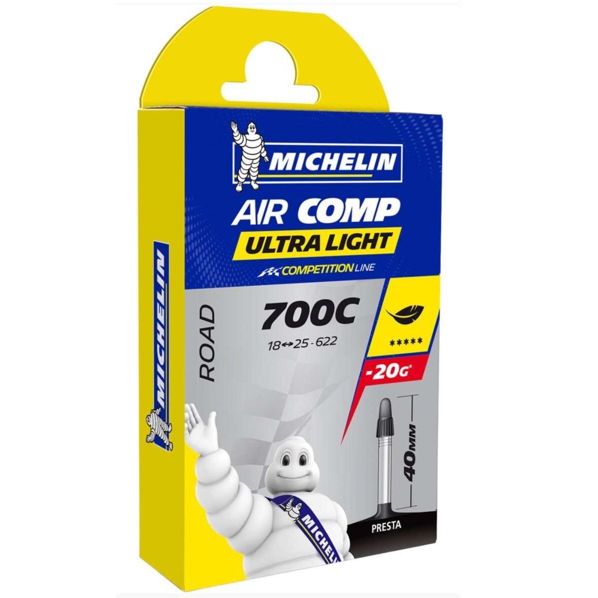 MICHELIN Schlauch "A1 Aircomp Ultralight" 40 mm - Premium Bikeshop