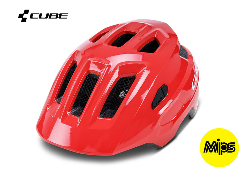 CUBE Helm LINOK glossy red - Premium Bikeshop