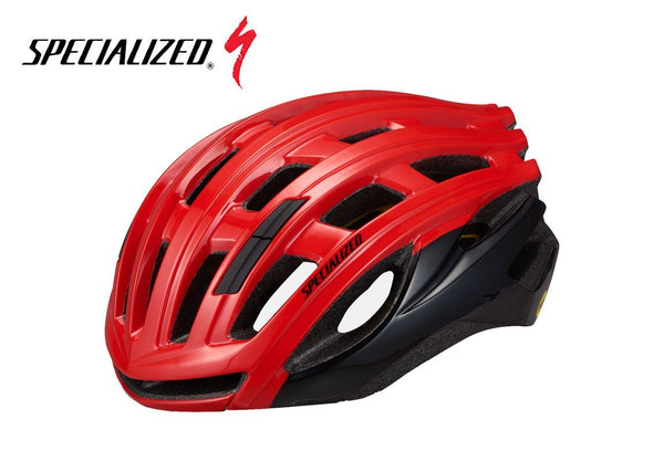 SPECIALIZED PROPERO III MIT ANGI Helm Flo Red/Tarmac Black - Premium Bikeshop