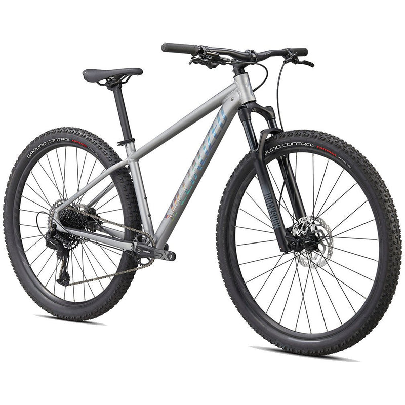 Specialized Rockhopper Expert 29 satin silver dust / black holographic - Premium Bikeshop