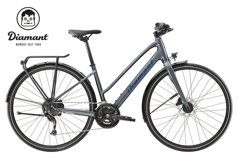 DIAMANT Rubin trapez 2023 Magnetitgrau Metallic - Premium Bikeshop