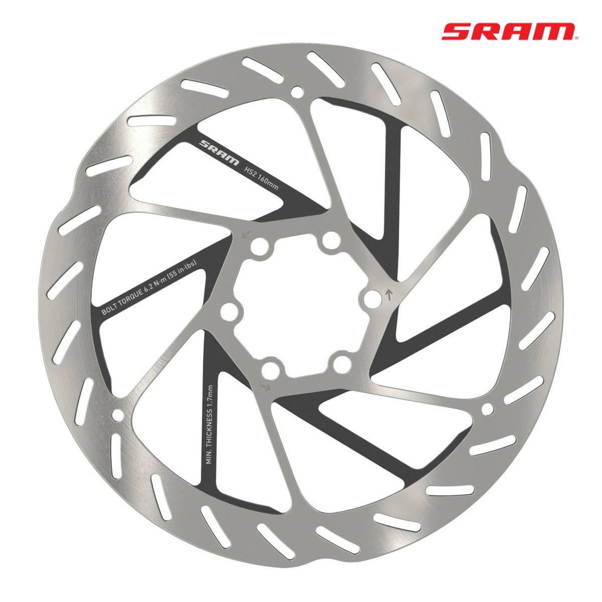 SRAM BREMSSCHEIBE HS2 6 Loch - Premium Bikeshop