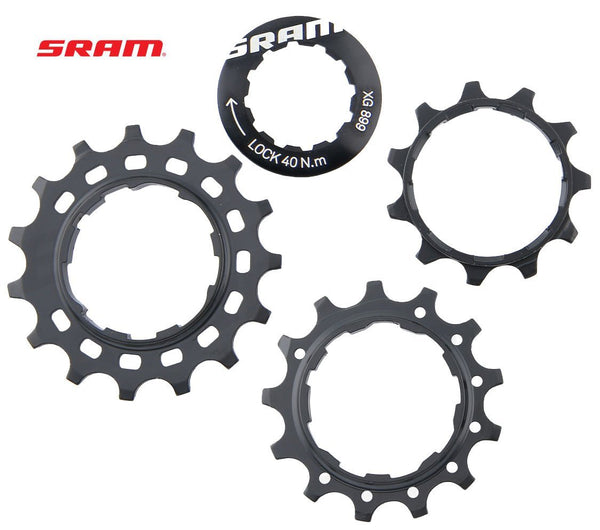 SRAM Ritzel Set XG-899 11-13-15 Zähne inkl. Verschlussring - Premium Bikeshop
