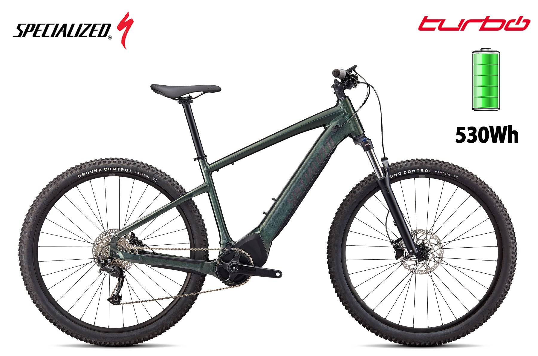 Specialized Turbo Tero 4.0 Oak Green Metallic / Smoke - Premium Bikeshop