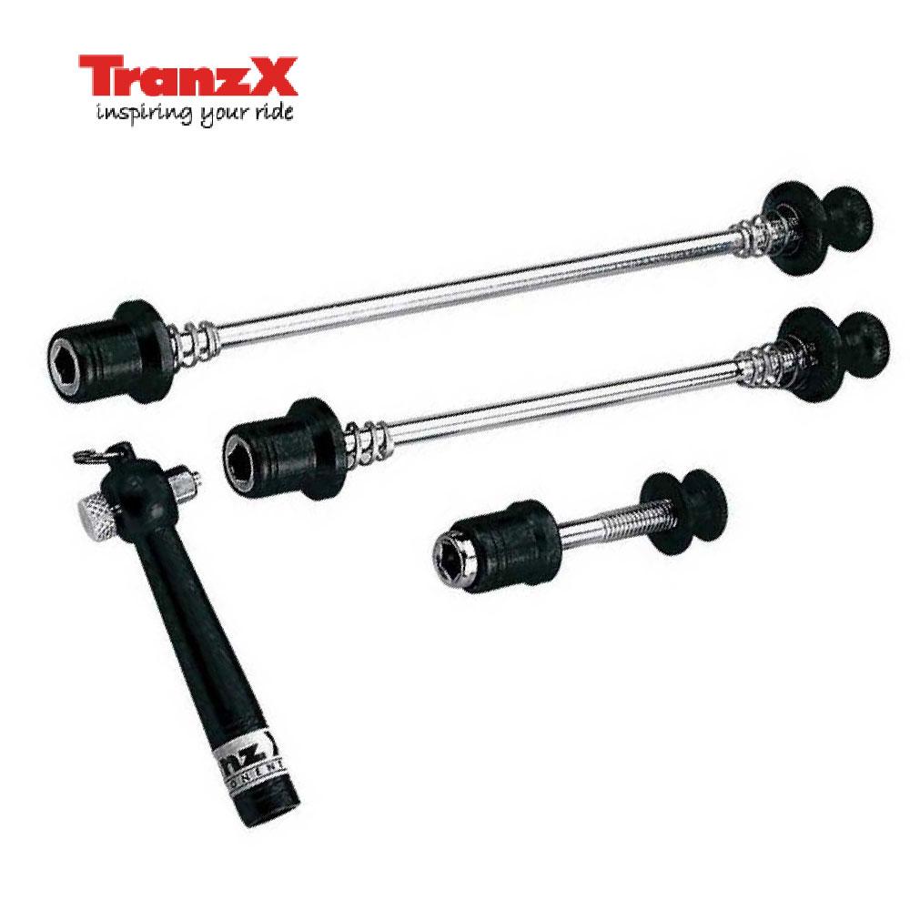 TranzX Schnellspannsatz mit Secura Lock schwarz - Premium Bikeshop