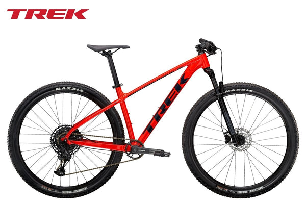 TREK Marlin 8 2022 - Gloss Radioactive Red / Nautical - Premium Bikeshop