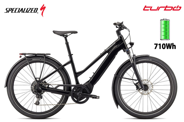 Specialized Turbo Vado 4.0 Step-Through 2022 Cast Black / Silver Reflective - Premium Bikeshop