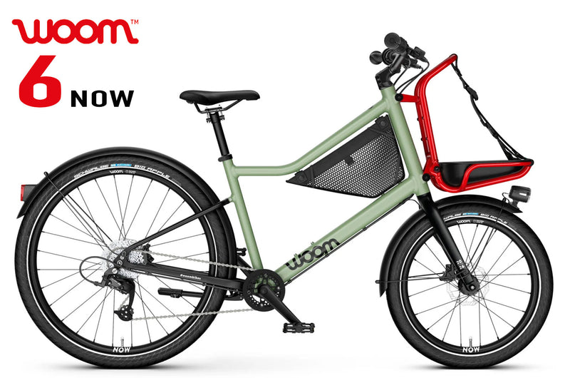 WOOM NOW 6 moss green / formular red - Premium Bikeshop