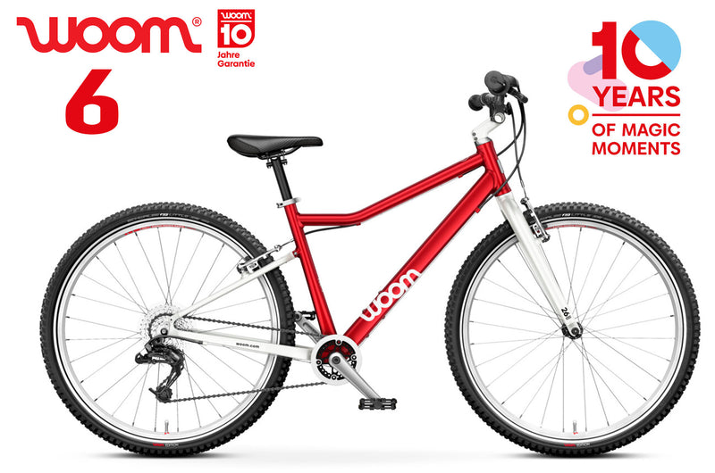 WOOM 6 26" anniversary red - Premium Bikeshop