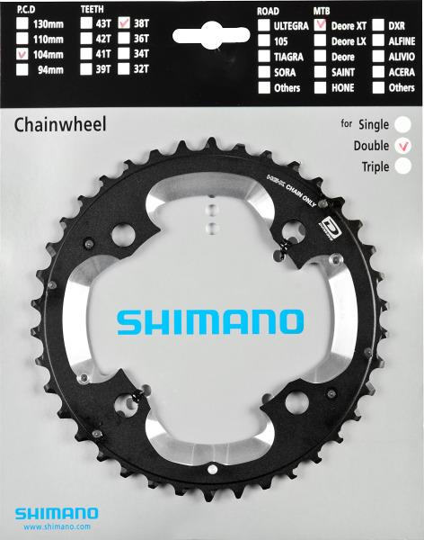 SHIMANO Kettenblatt DEORE XT FC-M785 38 Z - Premium Bikeshop